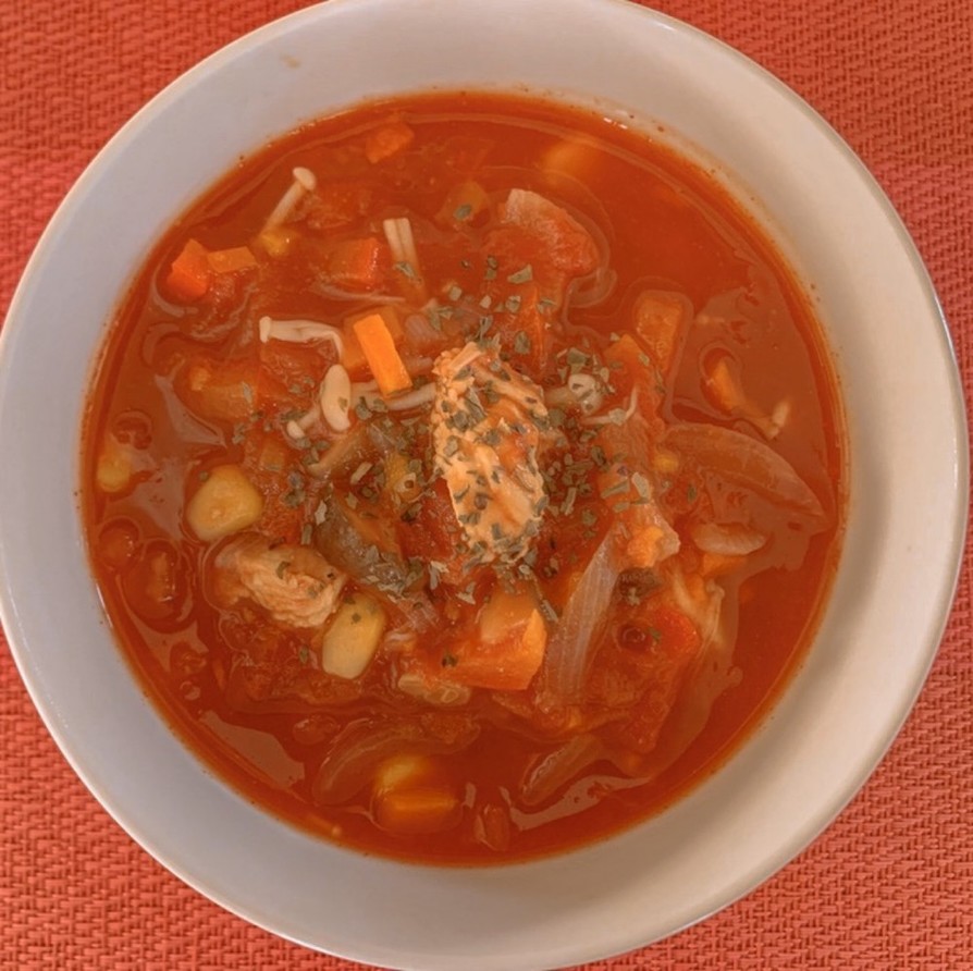 低カロリートマトスープの画像