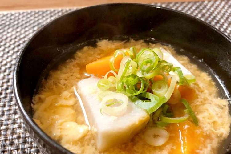 里芋とにんじんのかき玉味噌汁 レシピ 作り方 By おじさんず キッチン クックパッド 簡単おいしいみんなのレシピが360万品