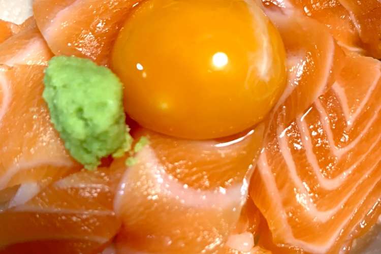 刺身の切り方と刺身とサーモンたっぷり丼 レシピ 作り方 By ファットマン小川 クックパッド 簡単おいしいみんなのレシピが352万品