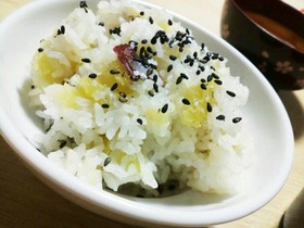 簡単‼さつま芋ご飯(^ー^)