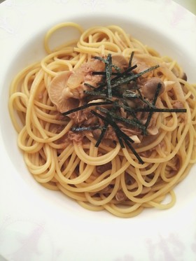ツナのシンプル和風パスタ