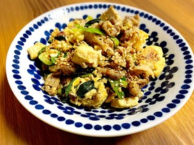 豚肉と豆腐の味噌炒め