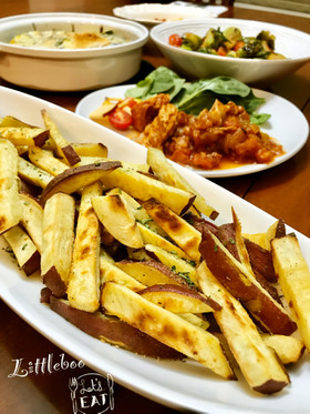 甘塩っぱくて癖になるスイートポテトフライ