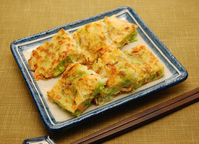 シャキシャキ|白菜のチヂミ