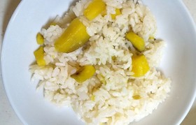 簡単すぎるさつま芋ご飯
