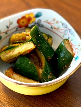 お弁当でも匂わない!キムチ風きゅうり漬け