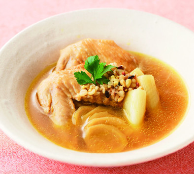 手羽先と生姜のスープ♪（カレー風味）の写真