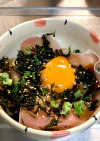 生ハム丼(韓国風)