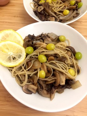 和風きのこリッチパスタ