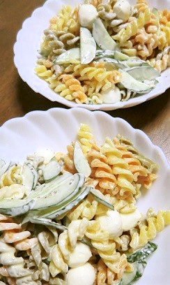 モッツァレラチーズ入りマカロニサラダ