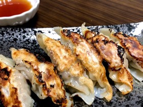 ポン酢で頂く しそ餃子