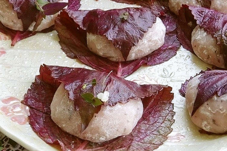 赤紫蘇餅 レシピ 作り方 By 田舎の花曜日 クックパッド 簡単おいしいみんなのレシピが351万品