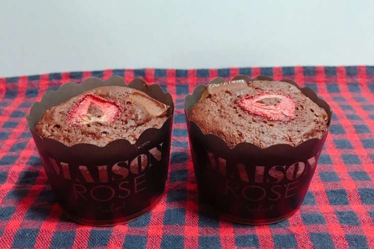 いちごチョコマフィン グルテンフリー レシピ 作り方 By もんとまる クックパッド 簡単おいしいみんなのレシピが350万品