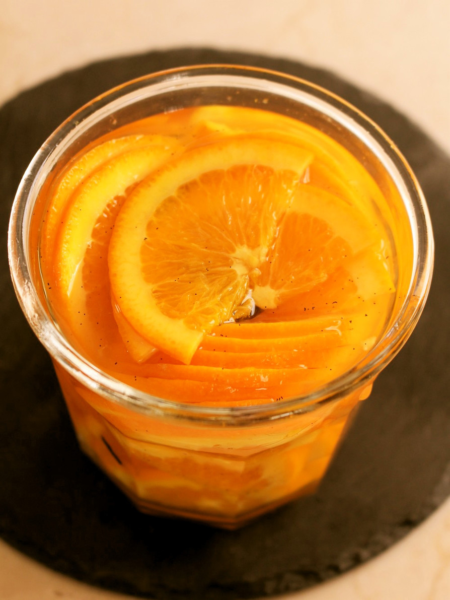 簡単オレンジのシロップ漬けの画像