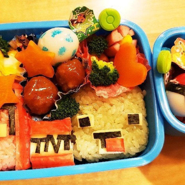 マイクラ キャラ弁当 まいぜんシスターズ レシピ 作り方 By ななあきゆき クックパッド