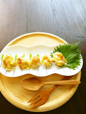 簡単☆ささみとしらすのチーズ焼き
