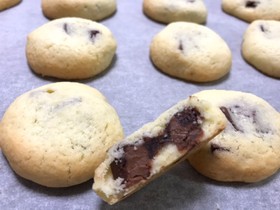 カントリーマアム風のチョコ餡クッキー