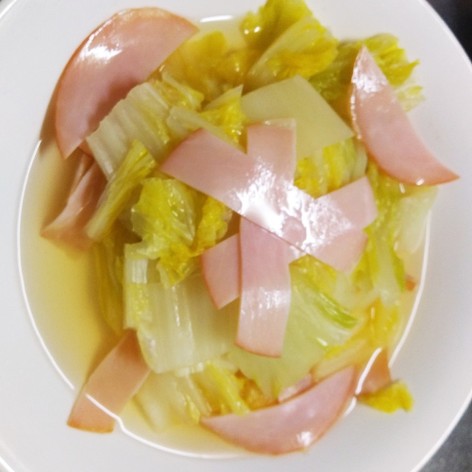 白菜の中華風スープ煮