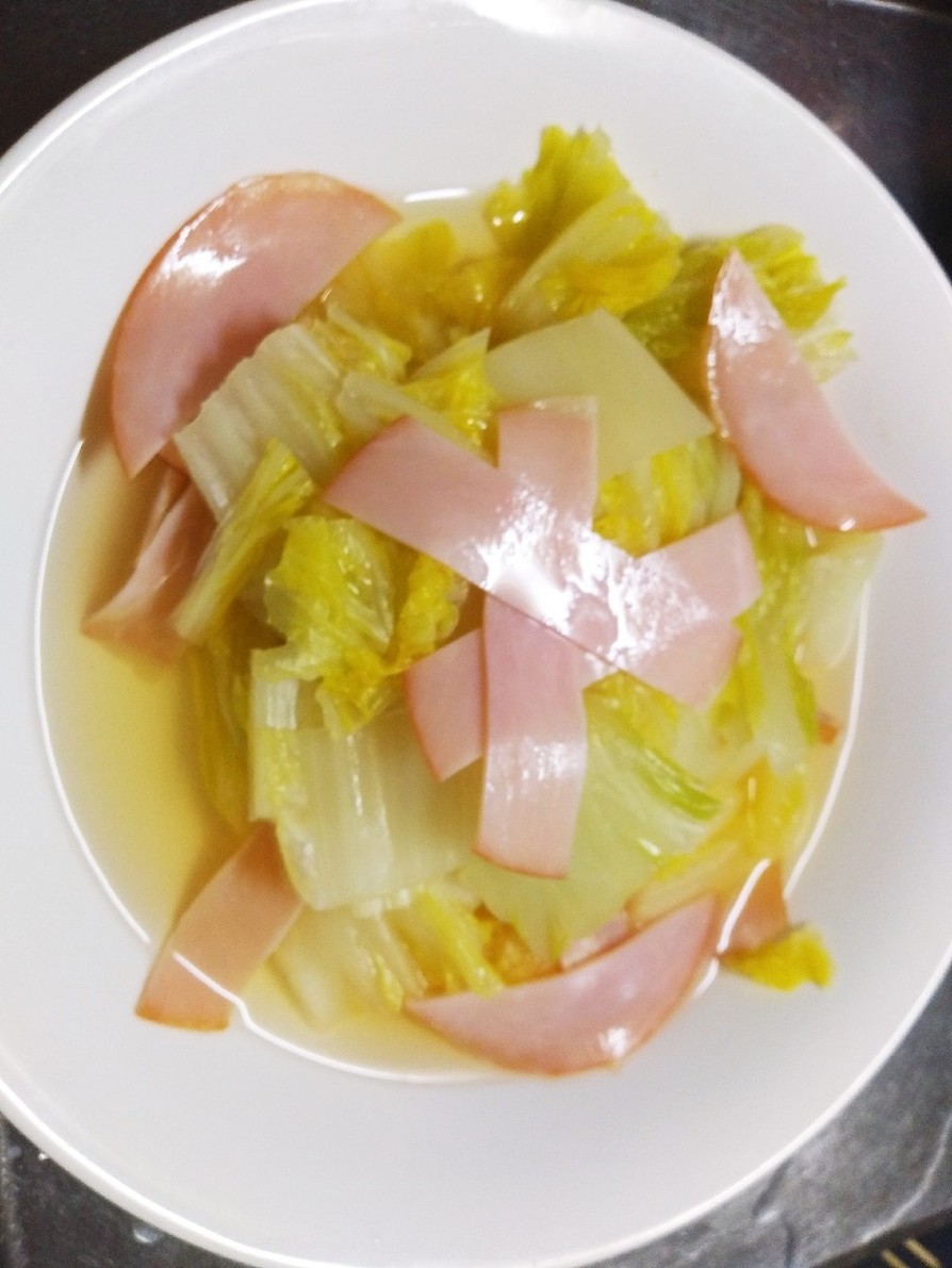 白菜の中華風スープ煮の画像