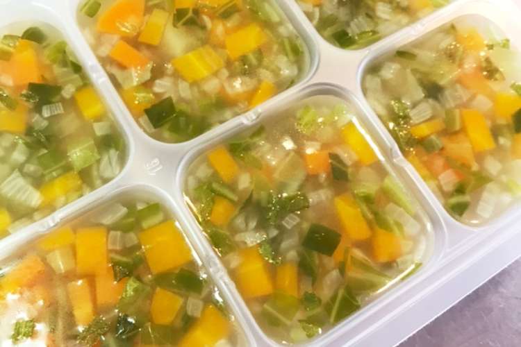 離乳食後期 野菜たっぷりスープ レシピ 作り方 By まむcooking クックパッド 簡単おいしいみんなのレシピが354万品