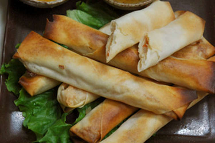 アジア風 えびとレンコンの春巻き レシピ 作り方 By Irurum クックパッド 簡単おいしいみんなのレシピが349万品