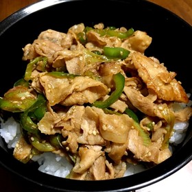 ☆甘辛ねぎ豚丼