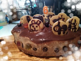 ゼラチン不要☆チョコムースケーキ