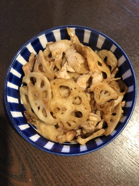 れんこんと豚肉の炒め物