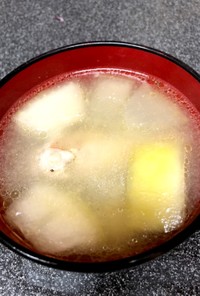 手羽元と冬瓜の塩麹参鶏湯