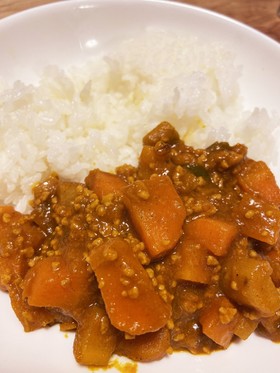 かぼちゃとごぼうの秋にぴったり根菜カレー