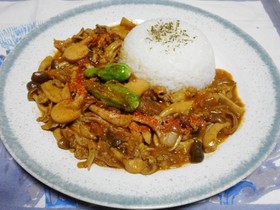 きのこのカレー【スパイスカレー】
