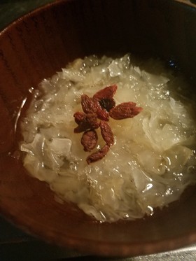 お肌ぷるぷる白キクラゲゼリーの元