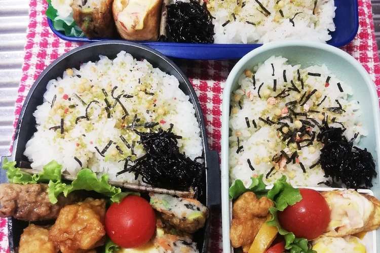 高校男子弁当 家族弁当 ハンバとから揚げ レシピ 作り方 By みるみる クックパッド 簡単おいしいみんなのレシピが349万品