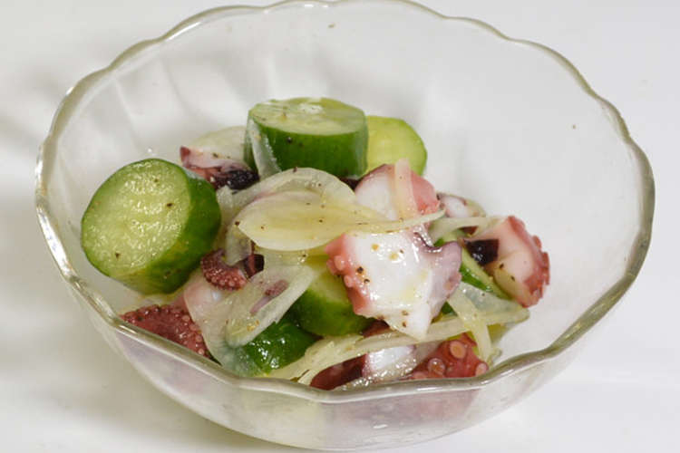 タコと胡瓜のレモンマリネ レシピ 作り方 By サンプラザ医食同源 クックパッド