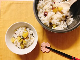 味付けひとつ!炊飯器でさつまいもごはん