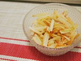 大根の皮の炒め煮〔ホットクック〕