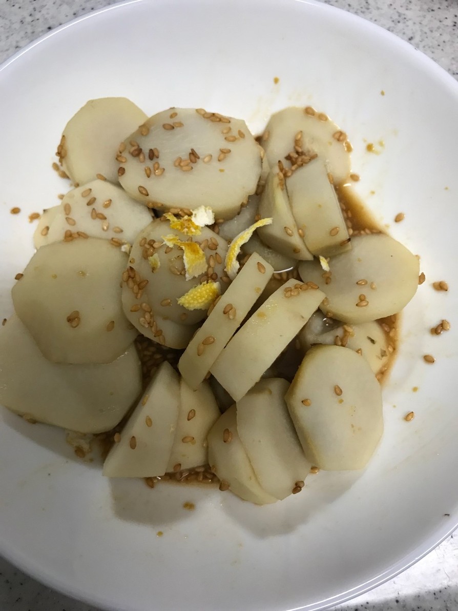 里芋の芥子和え、柚子風味の画像