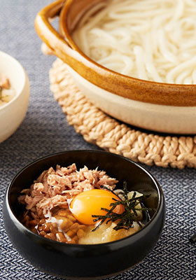 ツナ缶de山形名物ひっぱりうどん風