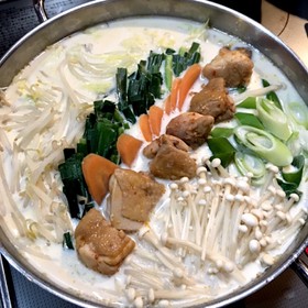 豆板醤でピリからうまうま豆乳鍋