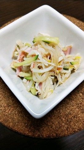 簡単!美味い! えのきともやしのサラダ