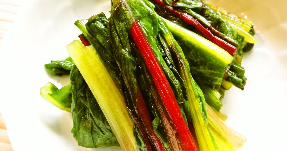 スイスチャードのエッグベネディクトのレシピ