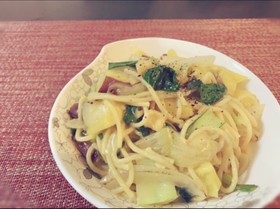 温まる!サツマイモシチューパスタ