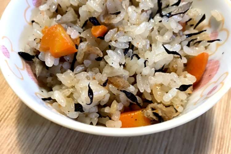 おこわ風 豚バラとごぼうの炊き込みご飯 レシピ 作り方 By えりfactory クックパッド 簡単おいしいみんなのレシピが370万品