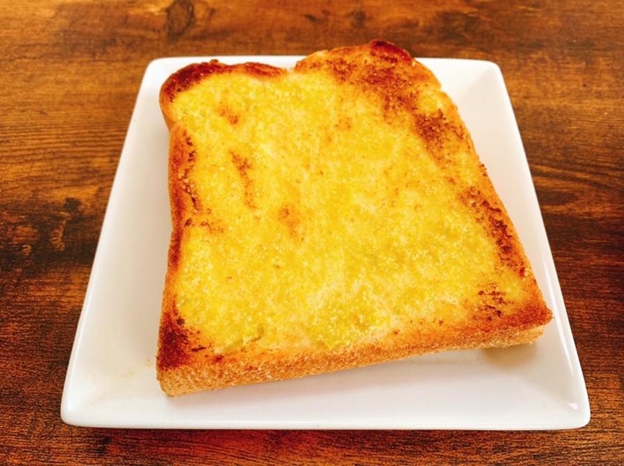 【簡単】柚子胡椒トーストの画像