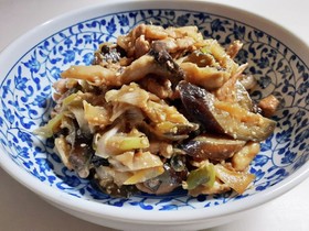 豚肉となすと長ネギの味噌炒め