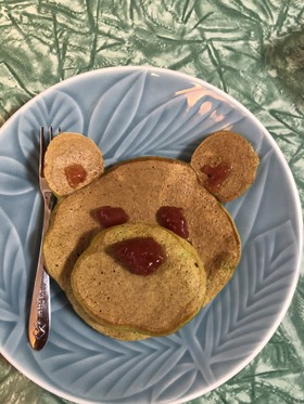 ほうれん草 バナナ ホットケーキ