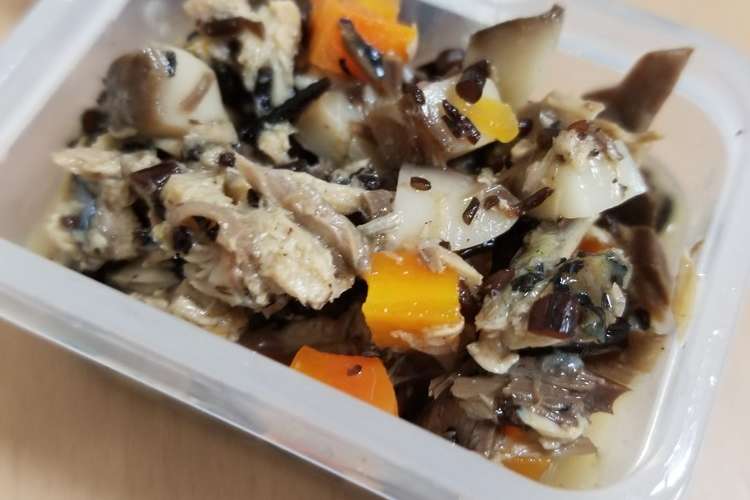 ひじきとサバ缶の煮物 離乳食完了期 レシピ 作り方 By ぴゅこママ クックパッド 簡単おいしいみんなのレシピが360万品