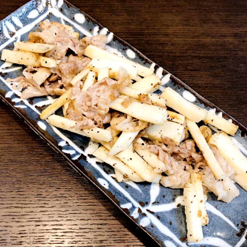 山芋と豚肉の黒胡椒焼き レシピ 作り方 By ちゃ り クックパッド 簡単おいしいみんなのレシピが374万品