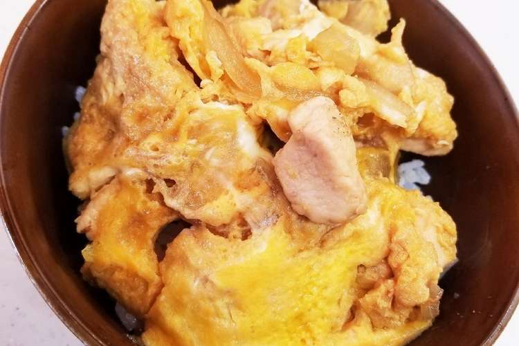 フライパンでつくる ちゃちゃっと親子丼 レシピ 作り方 By Sima Ma クックパッド 簡単おいしいみんなのレシピが349万品
