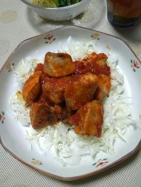 ブリのスイートトマトソース